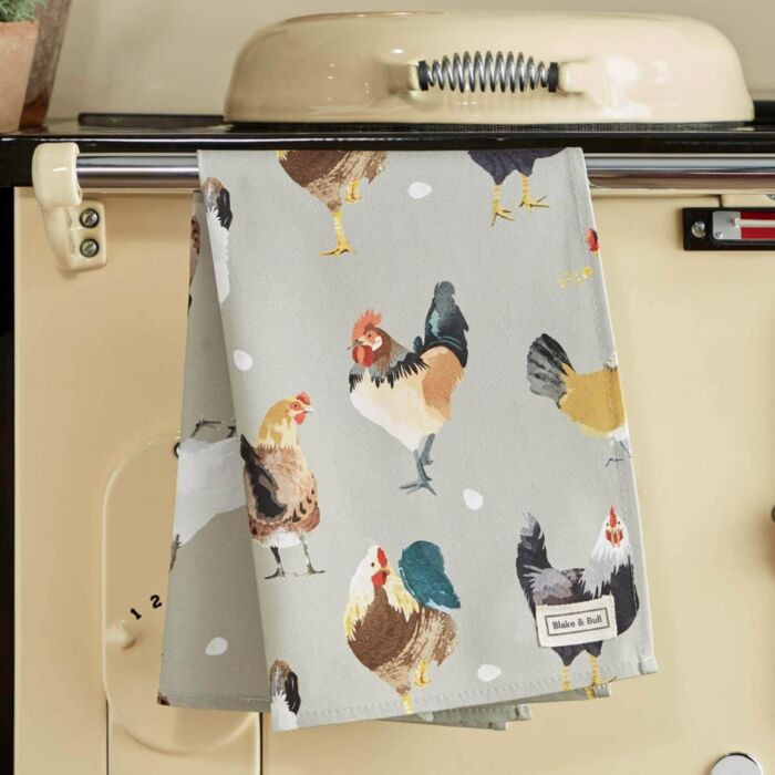 Chickens Tea Towel