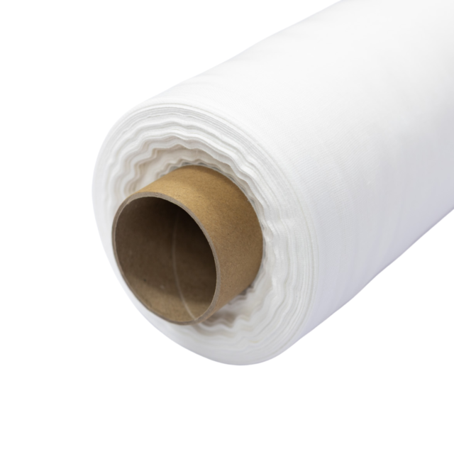 Bleached Cotton Muslin 10 Metre Roll