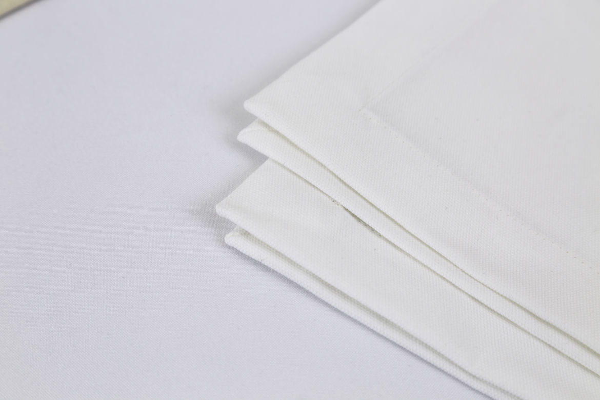 Plain napkins