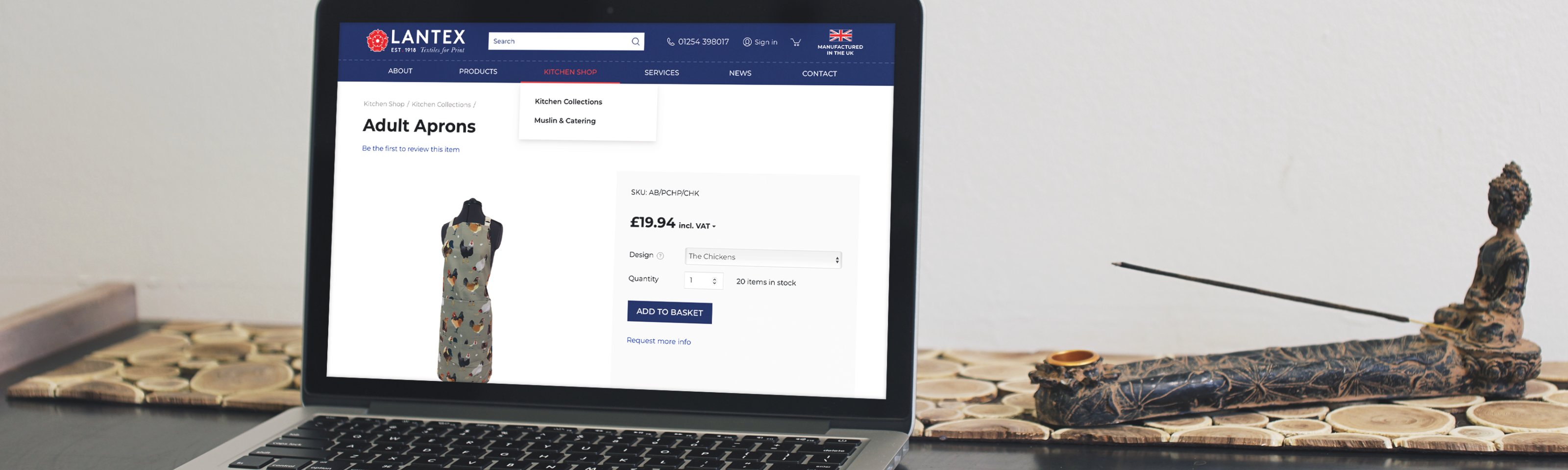 Lantex Launches New E-Commerce Site Featuring Blake & Bull Textiles an